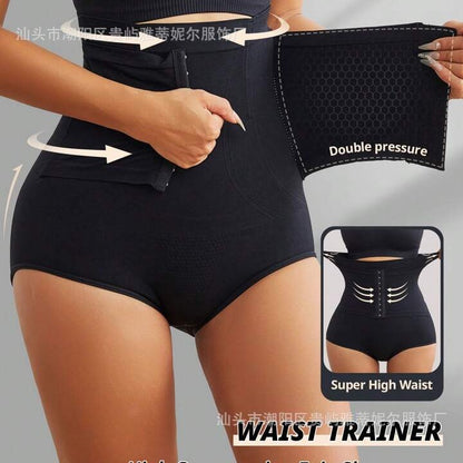 High Waisted Tummy Control Shapewear Panties For Women Postpartum Recovery Waist Trainer Butt Lifter Seamless Body Shaper Underwear